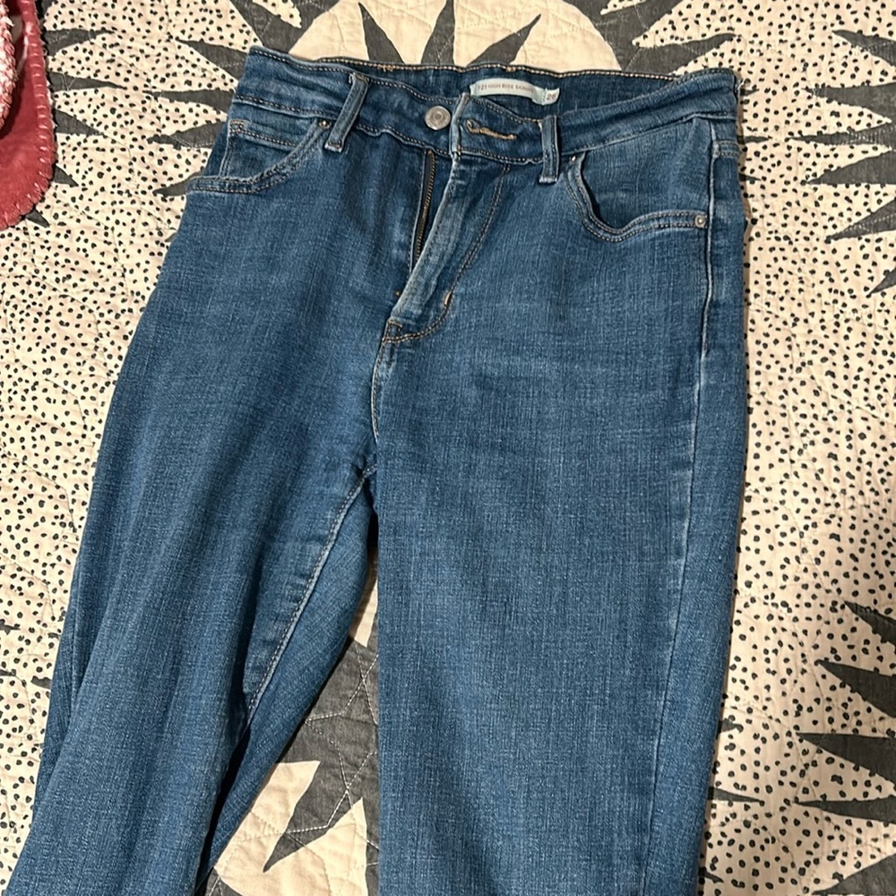 Levi 721 high rise skinny jeans